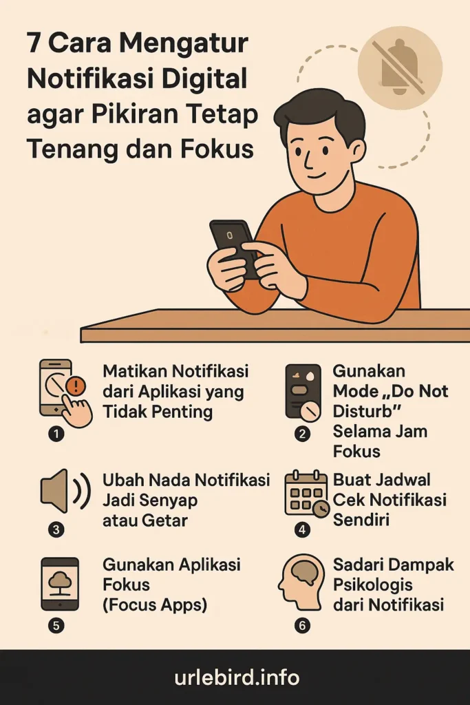 Ilustrasi kebiasaan digital sehat